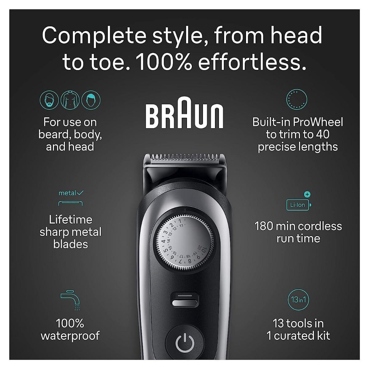 Braun Series 9 BT9421 professional Beard  Trimmer gray