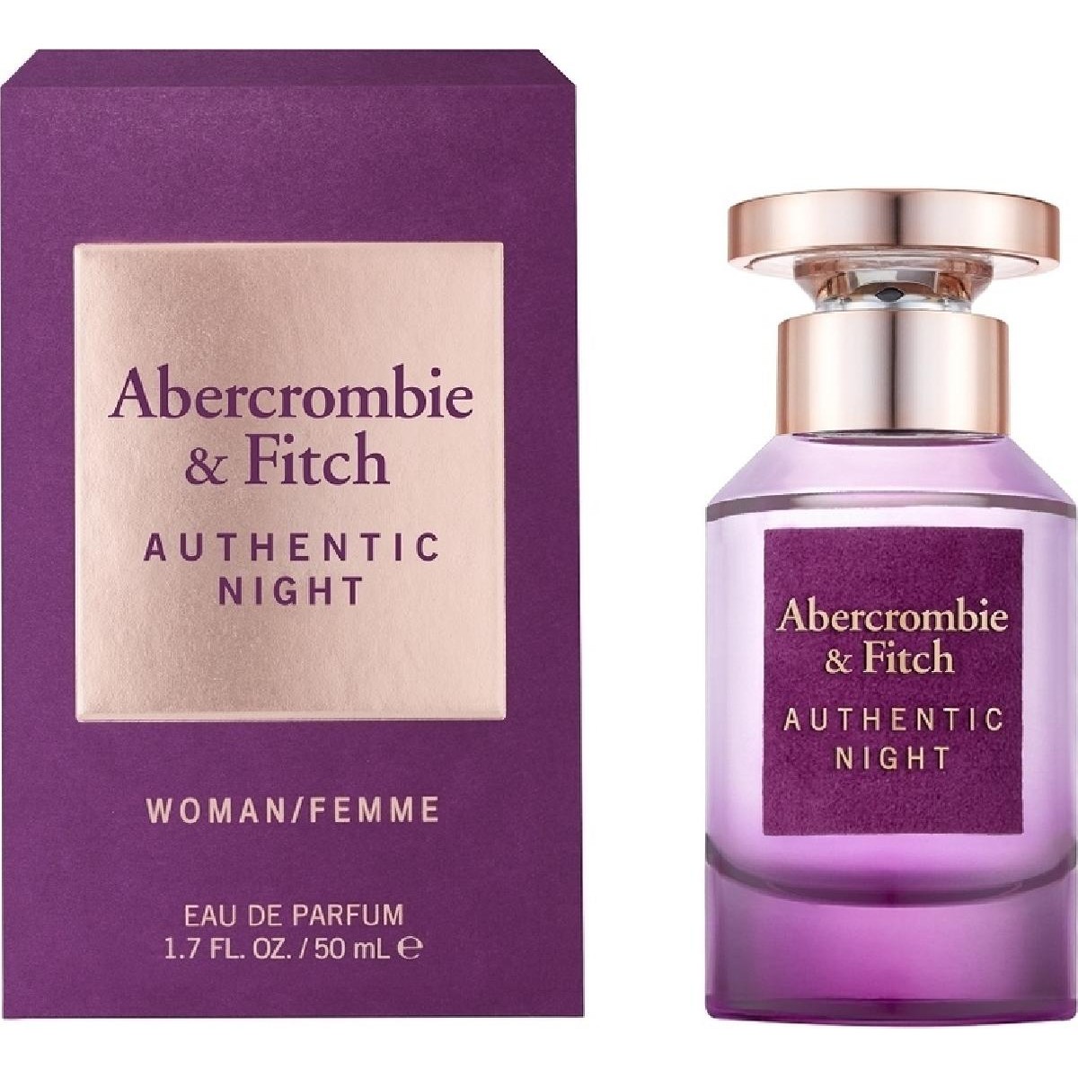 Abercrombie & Fitch Authentic Night Eau de Parfum for Women 50 ml Abercrombie & Fitch Authentic Night Eau de Parfum for Women 50 ml