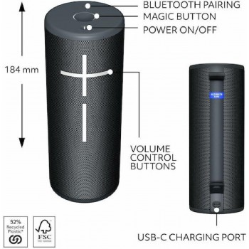Bluetooth Speakers Ultimate Ears Boom 4 Black (984-001969)