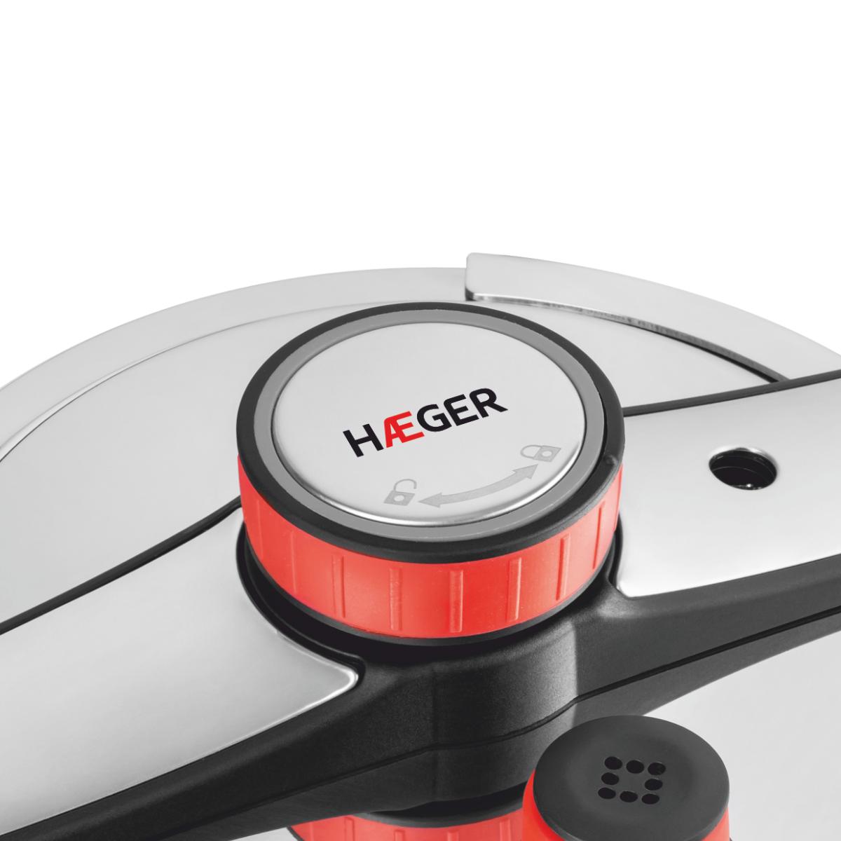 Haeger Easy Cooker 2 in 1 PC-6SS.022A Χύτρα Ταχύτητας 6 lt Stainless Steel Haeger Easy Cooker 2 in 1 PC-6SS.022A Χύτρα Ταχύτητας 6 lt Stainless Steel