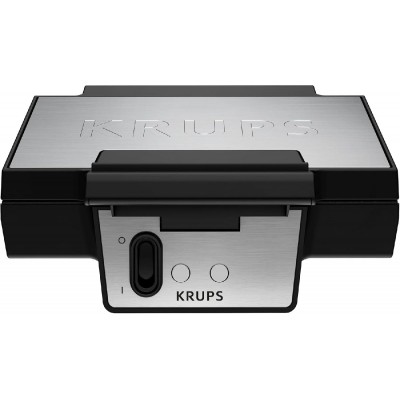 Krups FDK261 Iconic waffle maker 850 watt Black/Stainless Steel Krups FDK261 Iconic waffle maker 850 watt Black/Stainless Steel