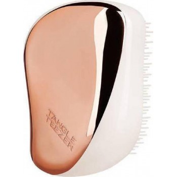 Tangle Teezer Compact Styler Βούρτσα Μαλλιών για Ξεμπέρδεμα Rose Gold / Ivory
