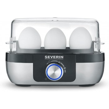 Severin EK 3163 Αυγοβραστήρας stainless steel 3 Eggs black
