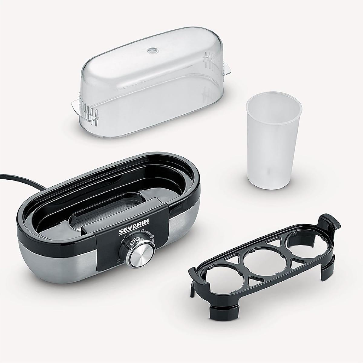 Severin EK 3163 Αυγοβραστήρας stainless steel 3 Eggs black Severin EK 3163 Αυγοβραστήρας stainless steel 3 Eggs black