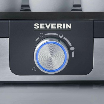 Severin EK 3163 Αυγοβραστήρας stainless steel 3 Eggs black