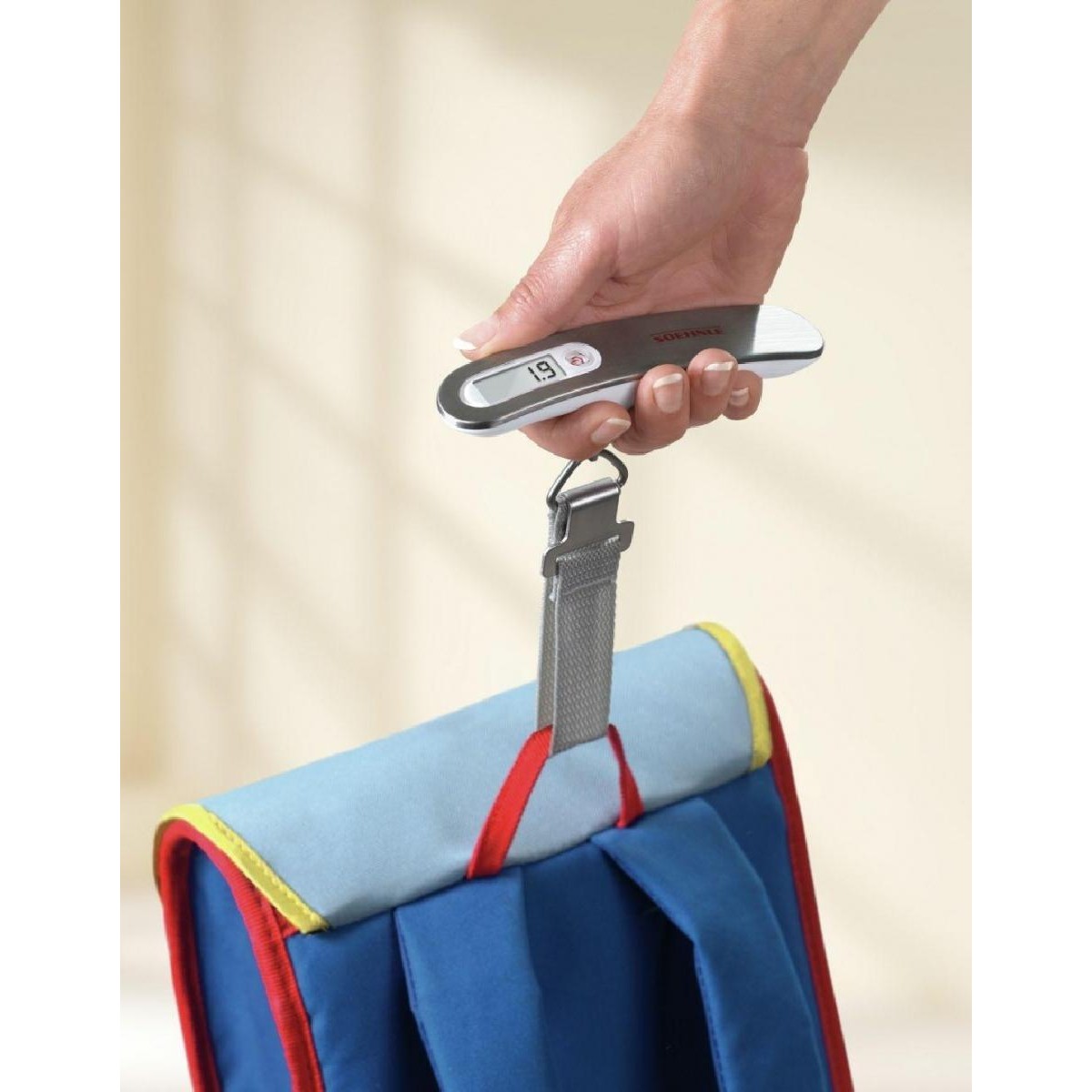 Soehnle 66172 ψηφιακή φορητή ζυγαριά αποσκευών 50kg silver