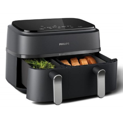 Philips NA352/00 Airfryer XL dual basket 9 lt Black