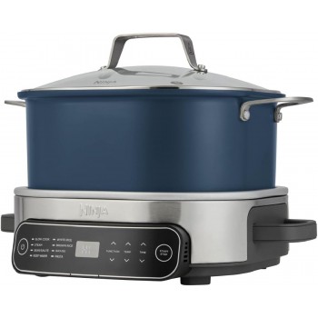 Ninja MC1101EU Foodi PossibleCooker, 6 lt Multicooker, 8-in-1 Multifunctional & Slow Cooker & Rice Cooker Midnight Blue