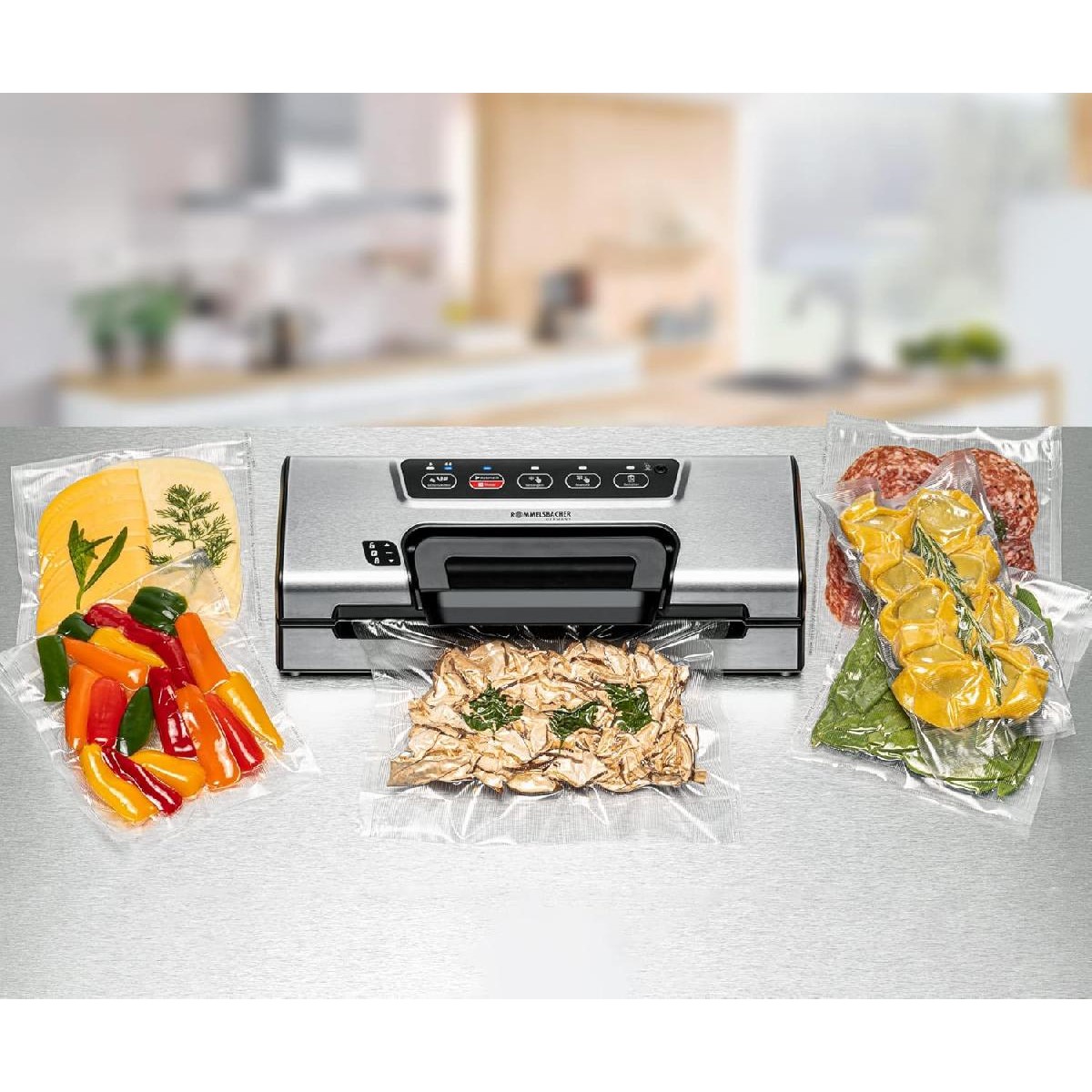 Rommelsbacher VAC 385 Food Vacuum Sealer silver Rommelsbacher VAC 385 Food Vacuum Sealer silver