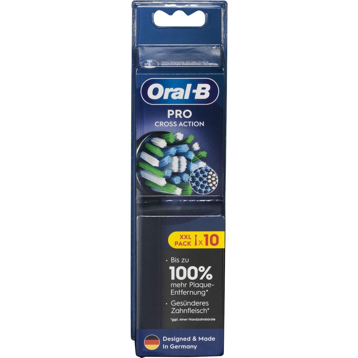 Oral-B Pro CrossAction Ανταλλακτικές Κεφαλές για Οδοντόβουρτσα 10 pcs black (860465) Oral-B Pro CrossAction Ανταλλακτικές Κεφαλές για Οδοντόβουρτσα 10 pcs black (860465)