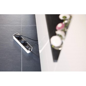 Brennenstuhl Ecolor 4 θέσεων καλώδιο 1,5m  με διακόπτη white/black  (1153240020)
