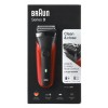Braun Series 3 300s Ξυριστική Μηχανή Προσώπου Επαναφορτιζόμενη red black Braun Series 3 300s Ξυριστική Μηχανή Προσώπου Επαναφορτιζόμενη red black