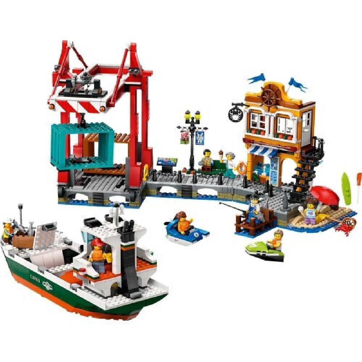 LEGO® City Seaside Harbor With Cargo Ship (60422)