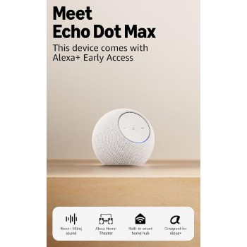 Amazon Echo Dot Max (2025) Alexa speaker Glacier White (B0DKLVWZPF) Amazon Echo Dot Max (2025) Alexa speaker Glacier White (B0DKLVWZPF)
