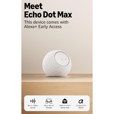 Amazon Echo Dot Max (2025) Alexa speaker Glacier White (B0DKLVWZPF) Amazon Echo Dot Max (2025) Alexa speaker Glacier White (B0DKLVWZPF)
