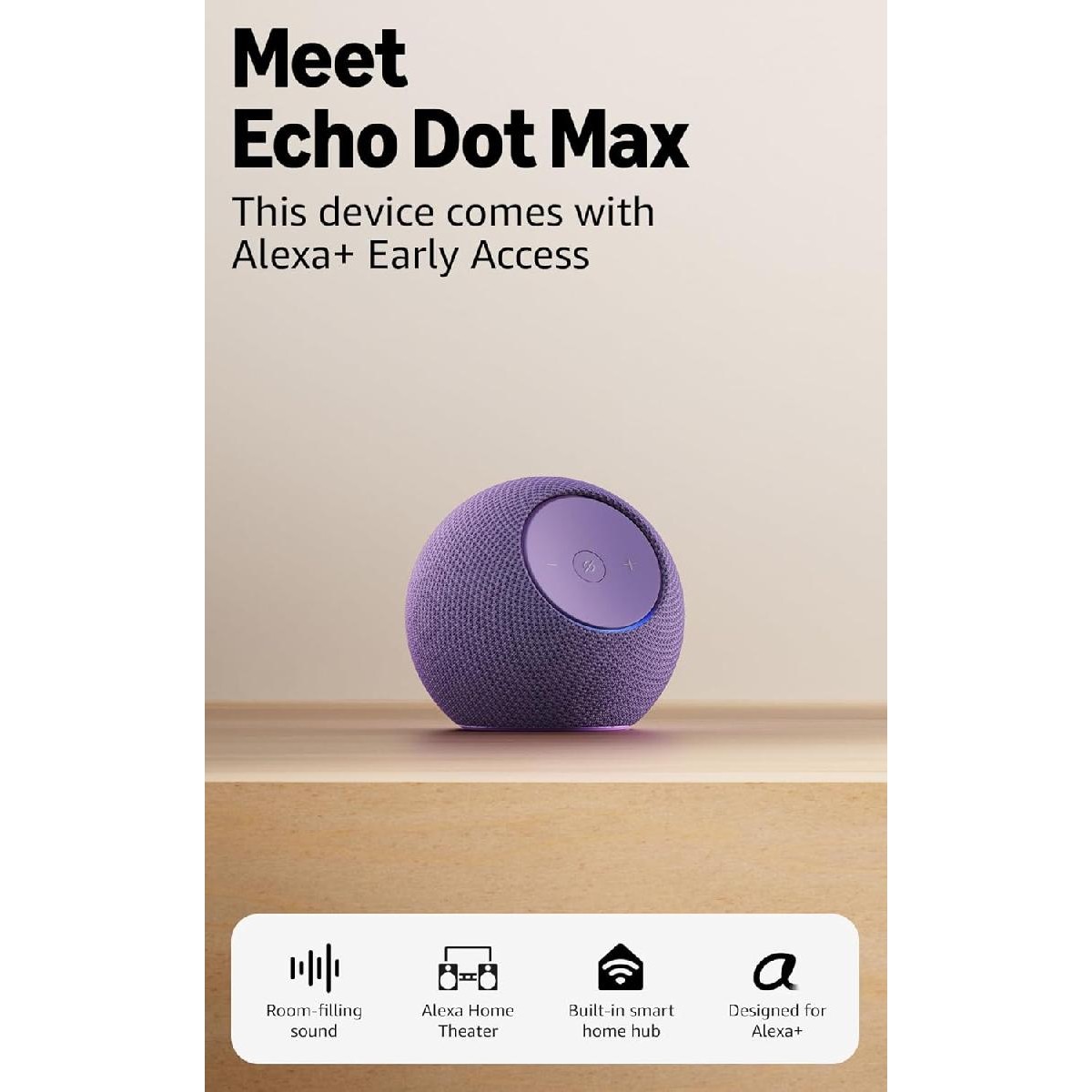 Amazon Echo Dot Max (2025) Alexa speaker Amethyst (B0DKLDMHYB) Amazon Echo Dot Max (2025) Alexa speaker Amethyst (B0DKLDMHYB)