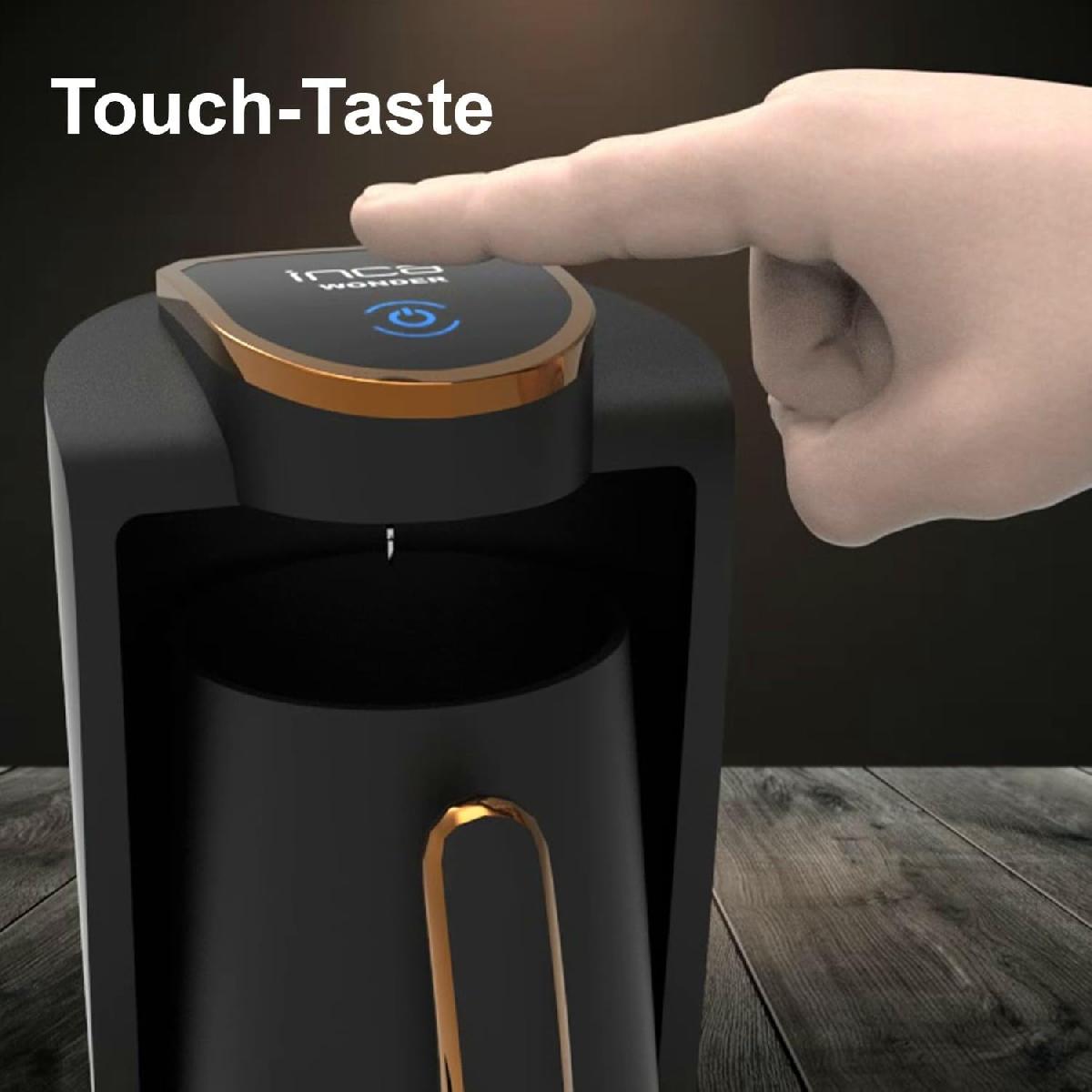 Inca IKM-01 αυτόματη καφετιέρα ελληνικού καφέ Wonder Serie 400 watt 250ml black gold Inca IKM-01 αυτόματη καφετιέρα ελληνικού καφέ Wonder Serie 400 watt 250ml black gold