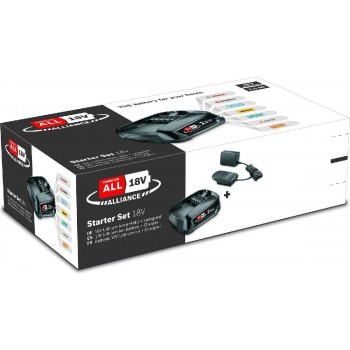 Bosch Starter-Set  Alliance Μπαταρίας 18V 2.5 Ah & Φορτιστή Power for All (1600A02625)