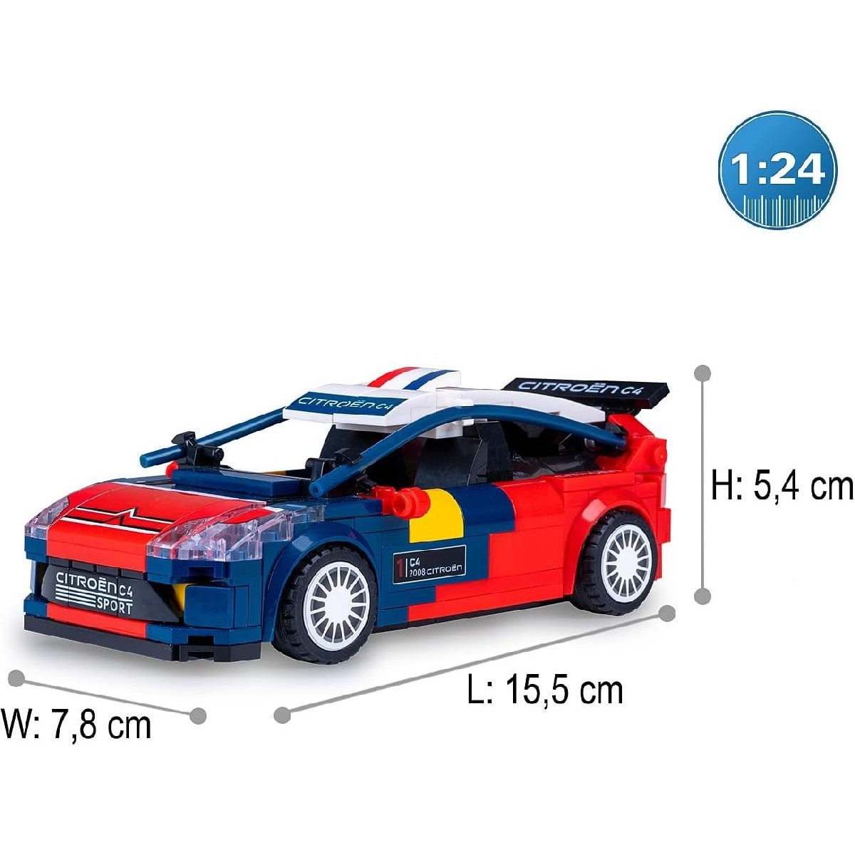Jamara CaDA Citroen C4 WRC 1:24 296pcs (402872)