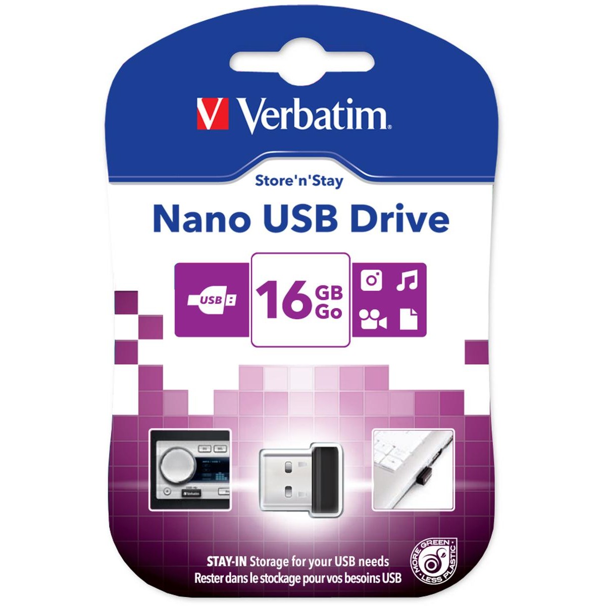 Verbatim Store n' Stay Nano USB Stick 2.0 16GB
