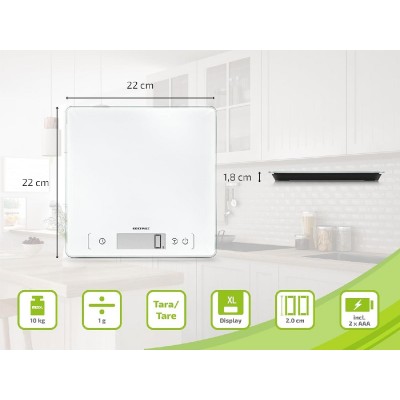 Soehnle Page Comfort 400 Ψηφιακή Ζυγαριά Κουζίνας 10kg white (61505) Soehnle Page Comfort 400 Ψηφιακή Ζυγαριά Κουζίνας 10kg white (61505)