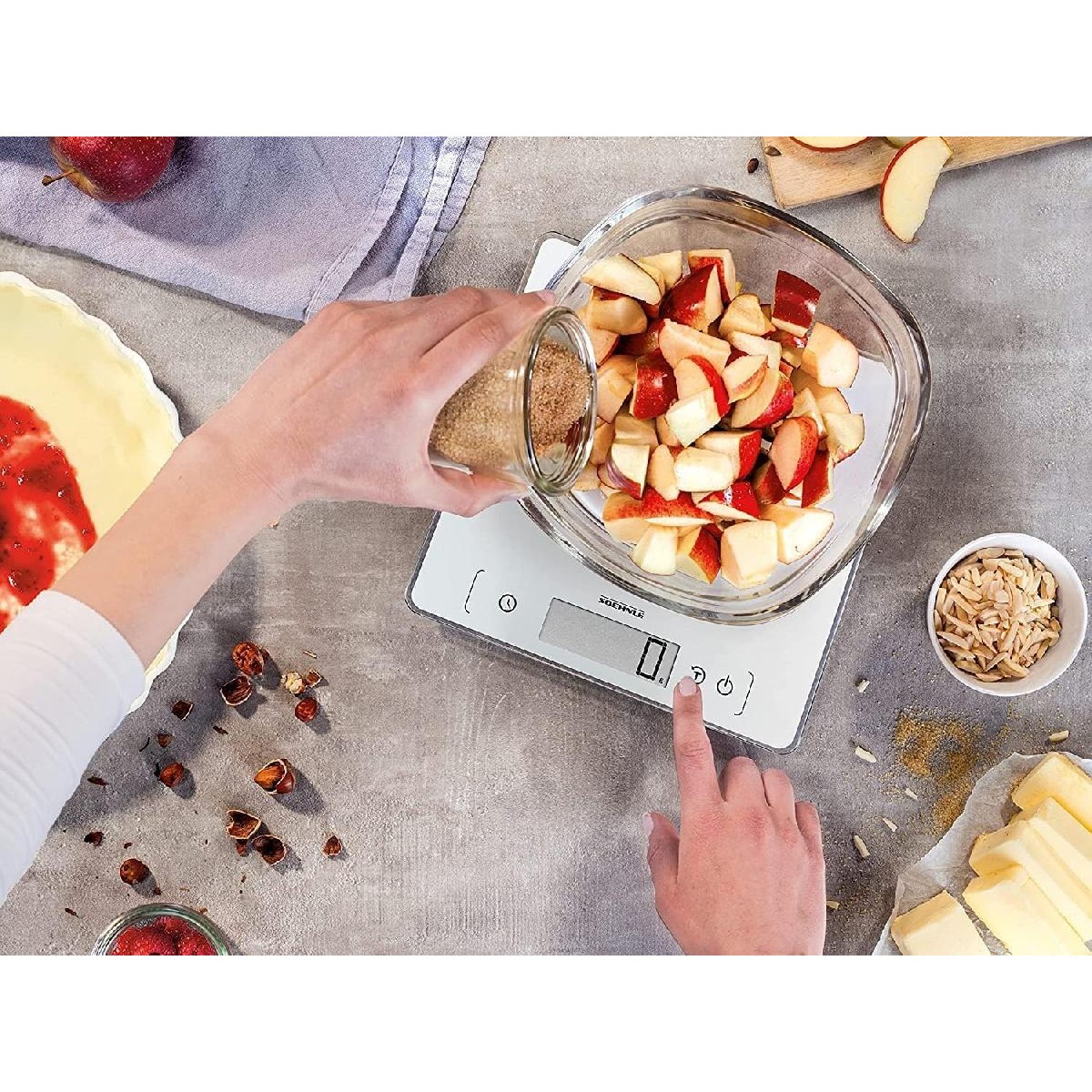 Soehnle Page Comfort 400 Ψηφιακή Ζυγαριά Κουζίνας 10kg white (61505)