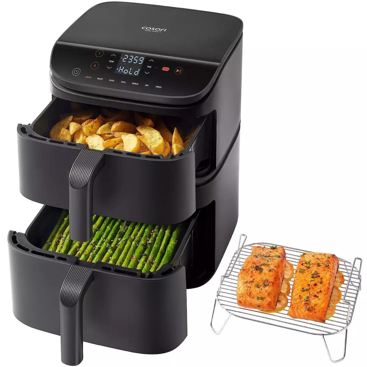 Cosori Turbo Tower Air Fryer 10.8 lt black ( CAF-DC121-ADER)