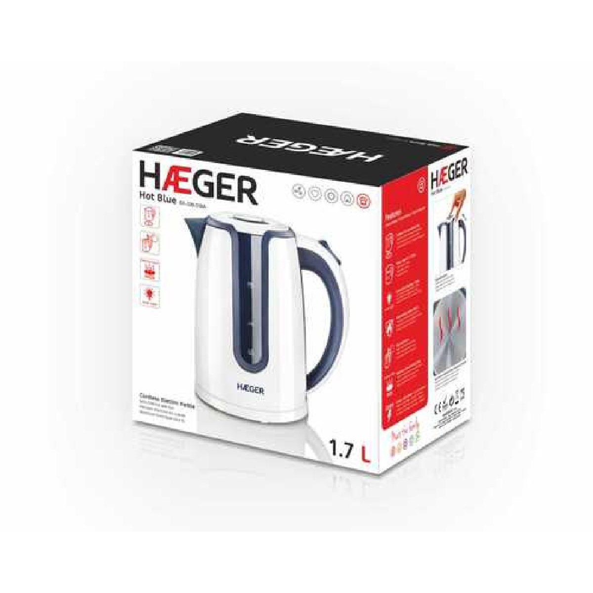 Haeger EK-22B.018A Βραστήρας 1.7 lt 2200 watt Hot Blue