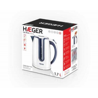 Haeger EK-22B.018A Βραστήρας 1.7 lt 2200 watt Hot Blue