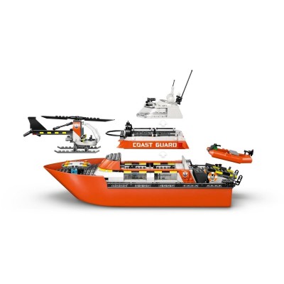 LEGO® City Coast Guard Rescue Boat & Helicopter (60504) LEGO® City Coast Guard Rescue Boat & Helicopter (60504)