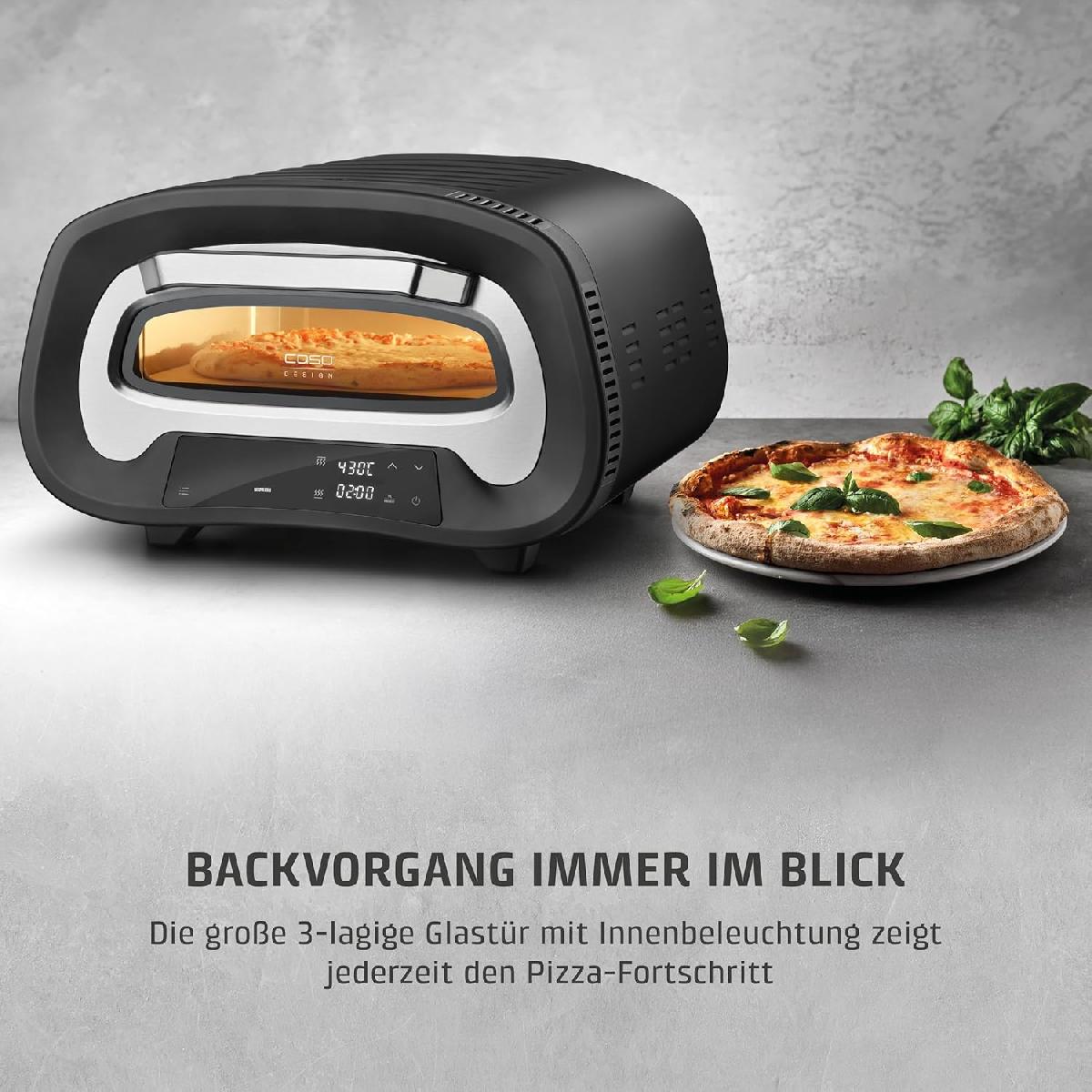 Caso PizzaChef 430° Φούρνος Πίτσας Χωρητικότητας 32cm black silver (2984) Caso PizzaChef 430° Φούρνος Πίτσας Χωρητικότητας 32cm black silver (2984)