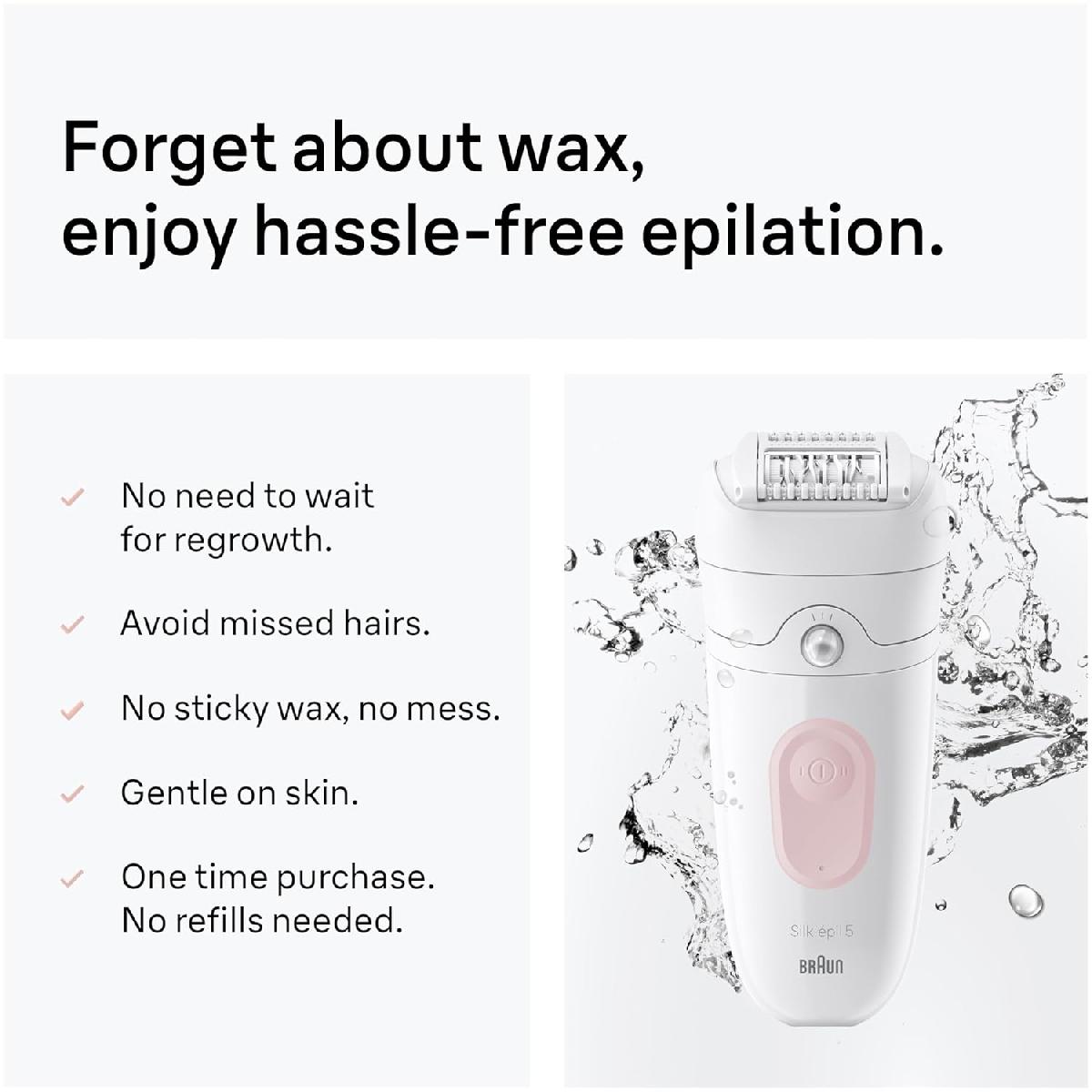 Braun Silk-epil 5 SE5-011 epilator grey Braun Silk-epil 5 SE5-011 epilator grey