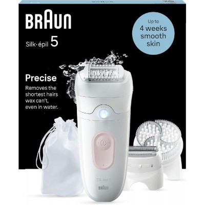 Braun Silk-epil 5 SE5-060 epilator White/Flamingo Braun Silk-epil 5 SE5-060 epilator White/Flamingo