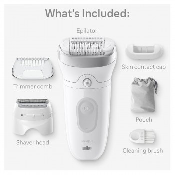 Braun Silk-epil 7 SE7-041 epilator white silver