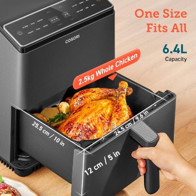 Cosori Dual Blaze CAF-P583S Air Fryer, 6.4 lt black (CAF-P583S-KEUR)