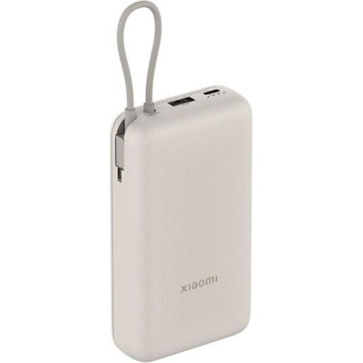 Xiaomi Power Bank 20000mAh 33W με Θύρα USB-A και 2 Θύρες USB-C Μπεζ (BHR8851GL)