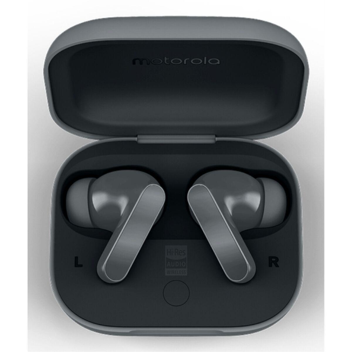 Motorola Moto Buds Βass Ακουστικά Bluetooth In Ear Dark Shadow (XT2443-1)