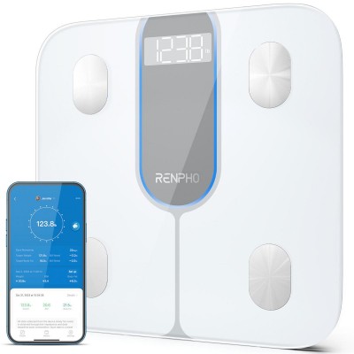 Renpho Elis 1C Smart Scale Body Analysis Ζυγαριά με Λιπομέτρηση & Bluetooth (PEU-R-A033-W)