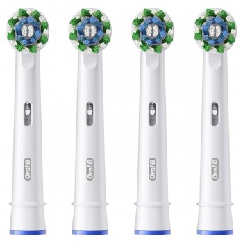 Oral-B Pro CrossAction Ανταλλακτικές Κεφαλές για Ηλ. Οδοντόβουρτσα 4τμχ White (860380)
