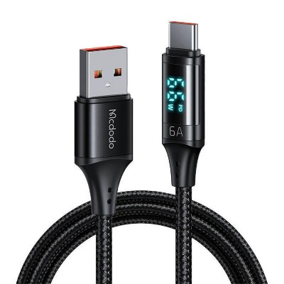Mcdodo CA-1080 USB-A to Digital Display Type-C Data Cable 1.2m black
