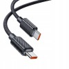 Mcdodo CA-3670 100 watt Type-C to Type-C Transparent Data Cable 1.2m black