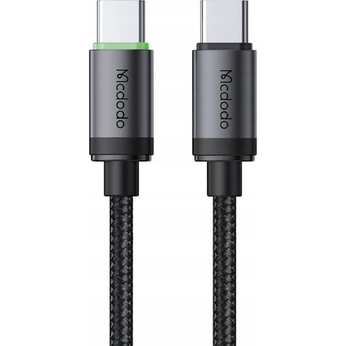 Mcdodo CA-4410 60 watt USB-C to USB-C Cable with Charging Light 1m black