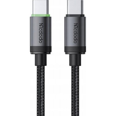 Mcdodo CA-4410 60 watt USB-C to USB-C Cable with Charging Light 1m black