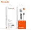 Mcdodo CA-5790 3-in-1 USB-A to USB-C, Lightning, Micro USB  Data Cable 1.2m