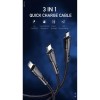 Mcdodo CA-6960 3-in-1 USB-A to Lightning, Micro, Type-C Data Cable  1.2m
