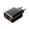 Mcdodo CH-7170 Φορτιστής με Θύρα USB-A & Θύρα USB-C 20W PD digital display Black