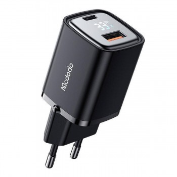 Mcdodo CH-1701 GaN Technology USB-A & USB-C 33W Quick Charge 3.0 digital display black Mcdodo CH-1701 GaN Technology USB-A & USB-C 33W Quick Charge 3.0 digital display black