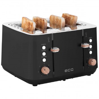 ECG ST4768 Timber Φρυγανιέρα 4 Θέσεων 1850 watt black