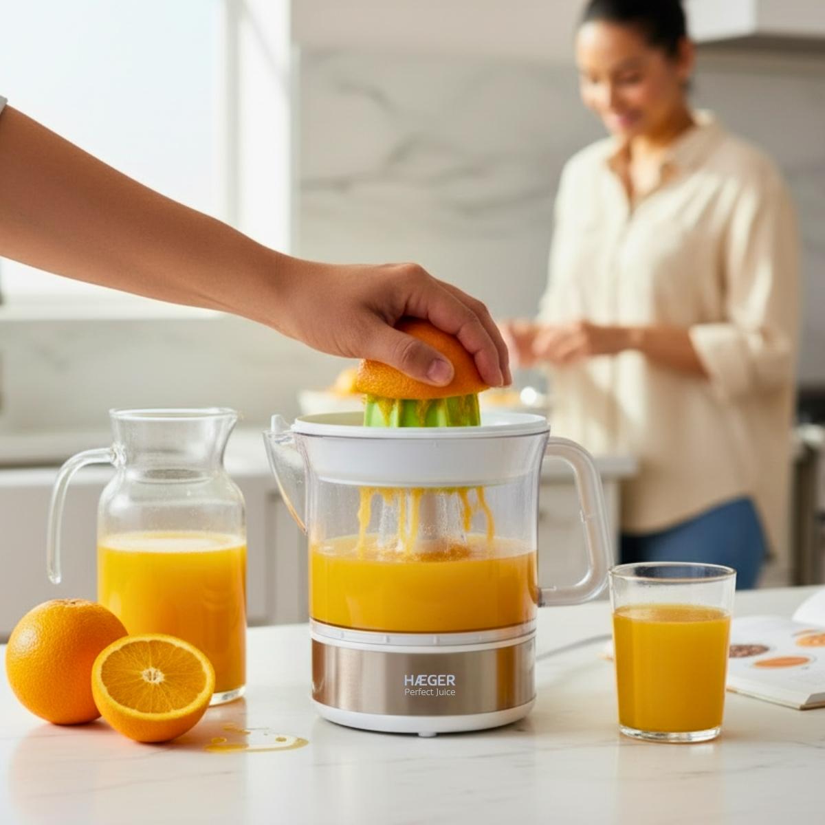 Haeger Perfect Juice CJ-W25.012A Λεμονοστίφτης 0.7lt 25watt white Haeger Perfect Juice CJ-W25.012A Λεμονοστίφτης 0.7lt 25watt white