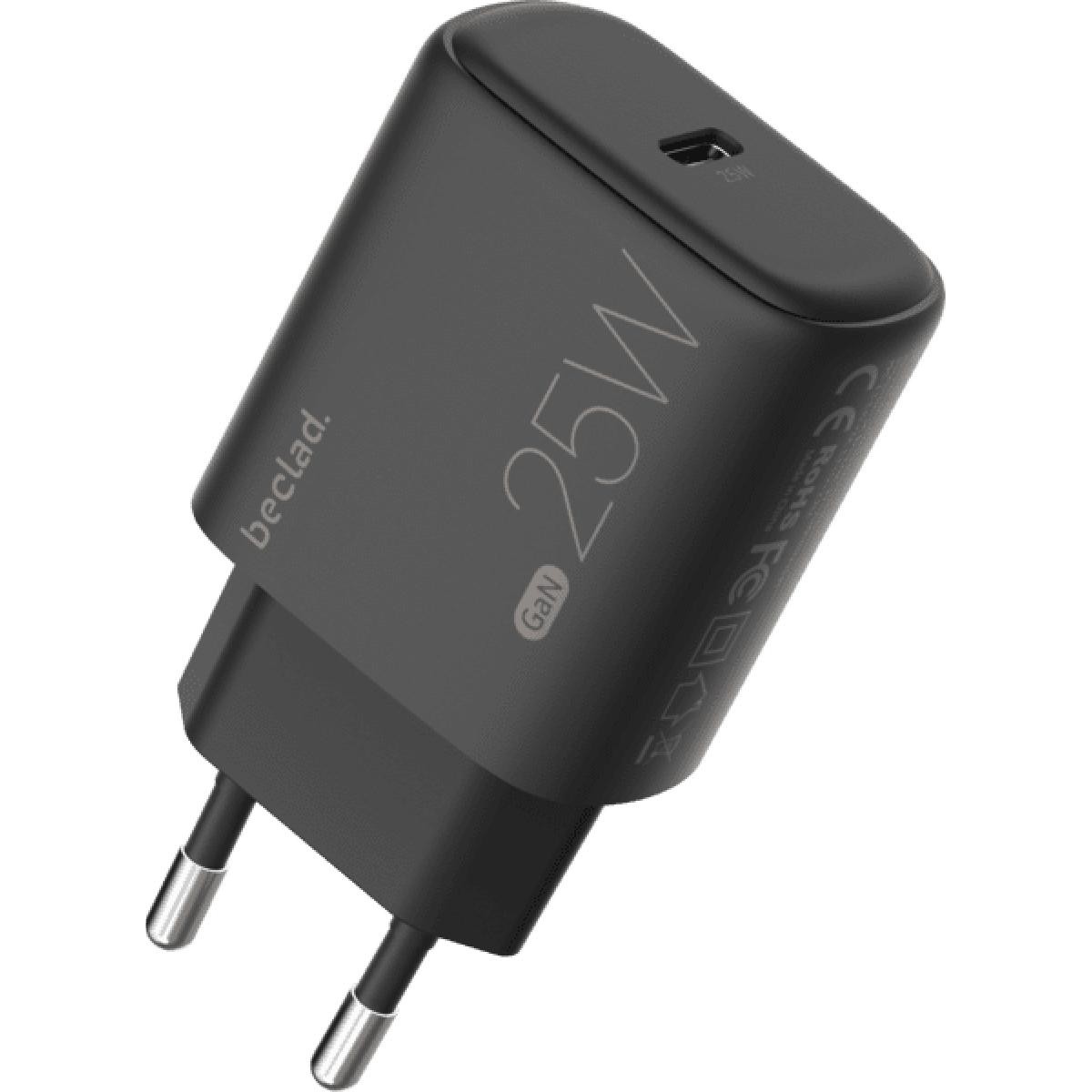Beclad BE-PT625BG Travel Adapter USB-C 25 watt black